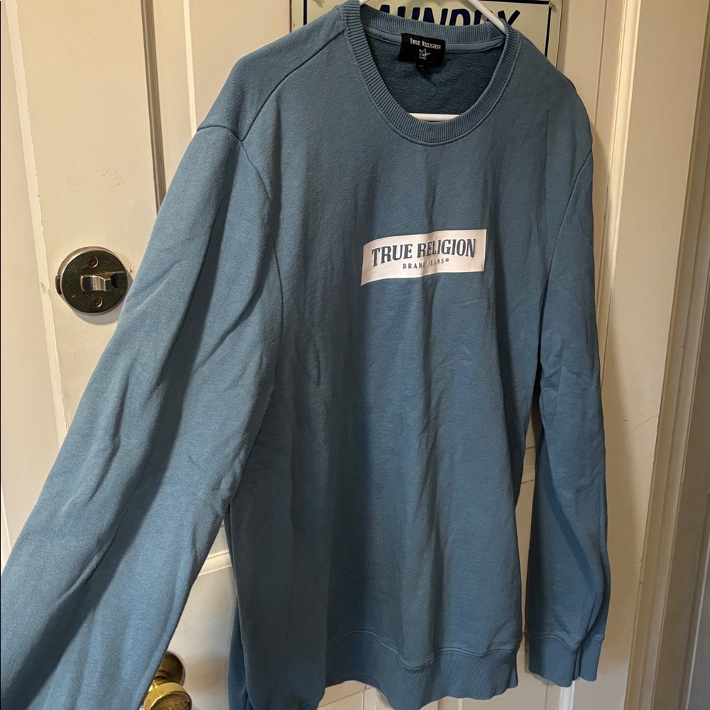 True Religion Classic Blue Crewneck